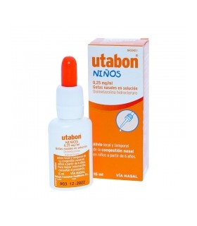 UTABON NIÑOS 0,25 MG/ML GOTAS NASALES EN SOLUCION 1 FRASCO 15 ML