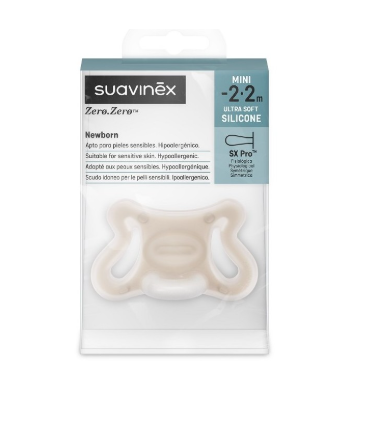SUAVINEX CHUPETE SILICONA FISIO ZERO  2M 1U