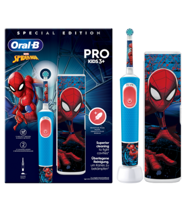 ORAL-B CEPILLO ELECTRICO PRO KIDS +3 AÑOS SPIDERMAN