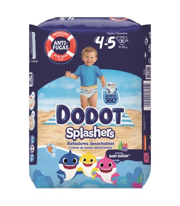 DODOT SPLASHERS TALLA 4-5  9-15 KG  11 UNID