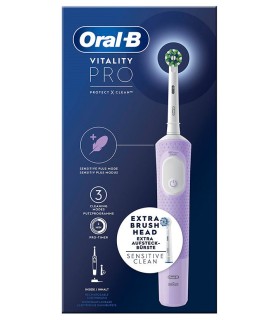 ORAL-B CEPILLO ELECTRICO PRO 1 LILA 1U + RECAMBIO EXTRA