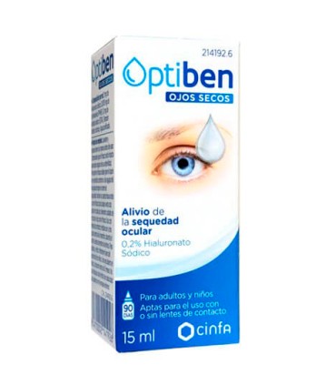 OPTIBEN OJOS SECOS GOTAS 1 FRASCO 15 ML