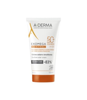 A-DERMA EXOMEGA CONTROL CREMA SOLAR EMOLIENTE SPF 50+150 ML