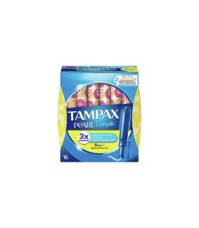 TAMPAX COMPAK PEARL REGULAR 16 UND