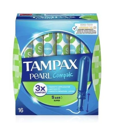 TAMPAX COMPAK PEARL SUPER 16UND