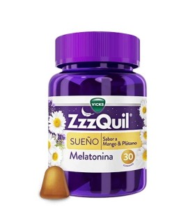 ZZZQUIL NATURA 30 GUMMIES SABOR MANGO & PLATANO