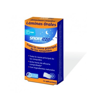 PRIM SNOREEZE LAMINAS ORALES 14 UDS