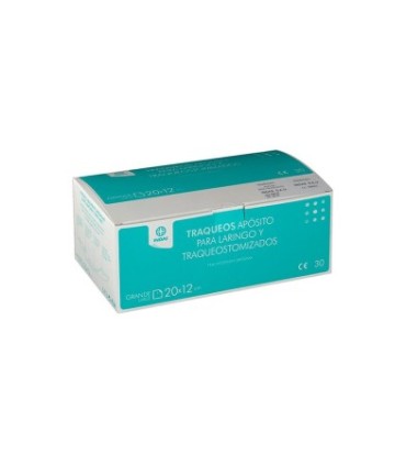 TRAQUEOS APOSITO LARINGO TRAQUEOTOMIZADO 20 X12 CM 30 U