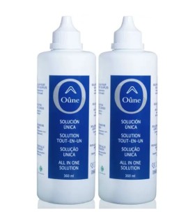 OÛNE SOLUCION UNICA LENTES DE CONTACTO BLANDAS 2 ENVASES 360 ML