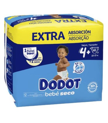 DODOT BEBE SECO EXTRA TALLA 4 62 UND
