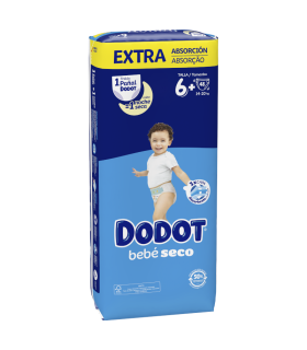 DODOT BEBE SECO EXTRA TALLA 6  48 UND