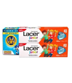 LACER GEL JUNIOR FRESA 75ML PACK