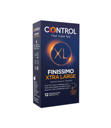 CONTROL FINISSIMO XL PRESERVATIVOS 12UDS