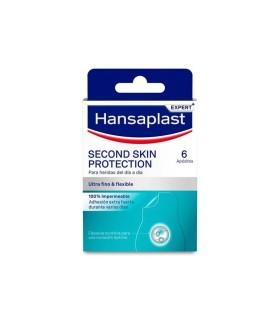 HANSAPLAST SECOND SKIN PROTECTION 6 PARCHES 73 MM X 36 MM