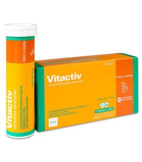 VITACTIV 30 COMPRIMIDOS EFERVESCENTES SABOR NARANJA
