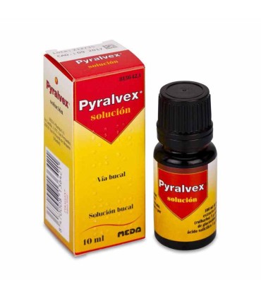 PYRALVEX 10 MG/ML + 50 MG/ML SOLUCION BUCAL 1 FRASCO 10 ML