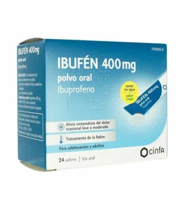 IBUFEN 400 MG 24 SOBRES POLVO ORAL