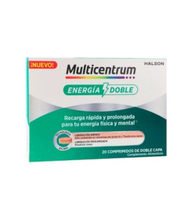 MULTICENTRUM ENERGIA DOBLE 20 COMPRIMIDOS