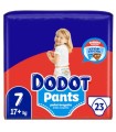 DODOT PANTS TALLA 7 +17 KG 23 UNIDADES