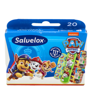 SALVELOX APOSITO ADHESIVO PAW PATROL 20 TIRAS SURTIDAS