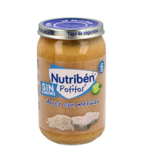 NUTRIBEN SUPREMA DE MERLUZA CON ARROZ POTITO 235 G