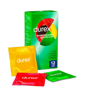 DUREX SABOREAME PRESERVATIVOS 12 U