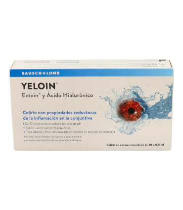 YELOIN COLIRIO MONODOSIS 0,5 ML 30 U