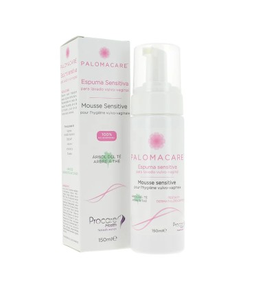 PALOMACARE ESPUMA SENSITIVA LAVADO VULVOVAGINAL 150 ML