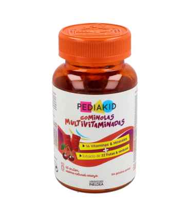 PEDIAKID GOMINOLAS MULTIVITAMINAS 60GOMINOLAS