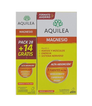 AQUILEA MAGNESIO 28 CP EFERVESCENTES + 14 GRATIS