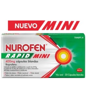 NUROFEN RAPID MINI 400 MG 20 CAPSULAS BLANDAS