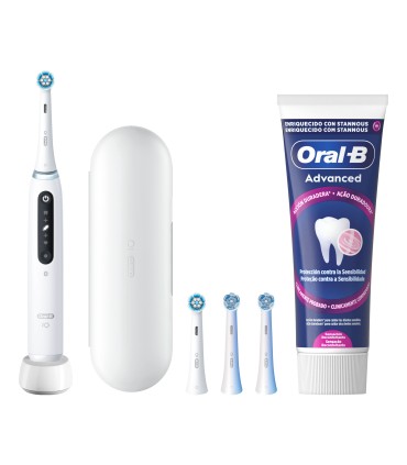 ORAL-B IO5 CEPILLO DENTAL ELECTRICO  3 RECAMBIOS + 1 FUNDA + 1 PASTA DE DIENTES