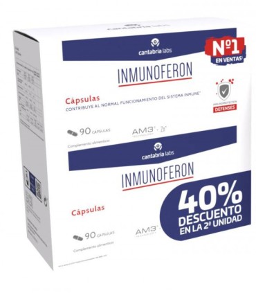 INMUNOFERON 90 CAPSULAS DUPLO 40 % DTO
