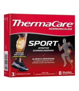 THERMACARE PARCHE TERMICO TERAPEUTICOS SPORT 3 PARCHES