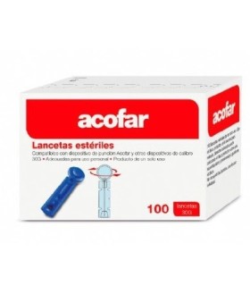 ACOFAR LANCETAS ESTERILES 100 LANCETAS