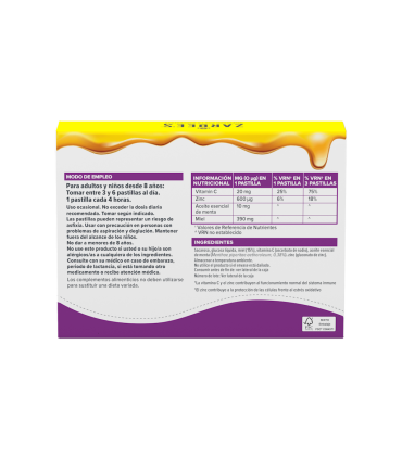 ZARBEES GARGANTA Y EXTRA INMUNIDAD 24UND