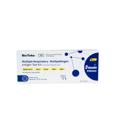 BIOTEKE TEST DE ANTIGENOS MULTIPLE 5 EN 1