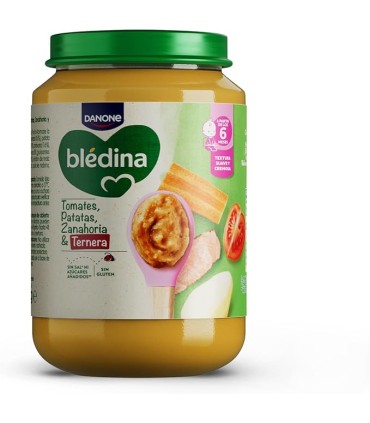BLEDINA TARRITO TOMATES PATATAS ZANAHORIA Y TERNERA 200 G