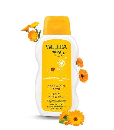 WELEDA CALENDULA BAÑO BUENAS NOCHES BABY 200ML