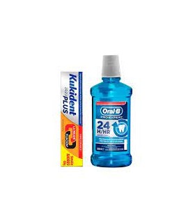 KUKIDENT PRO PLUS FIRMEZA AL MASTICAR 60G SIN SABOR REGALO COLUTORI ORALB