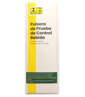 PULSERA DETECTORA DROGAS 10 UNID