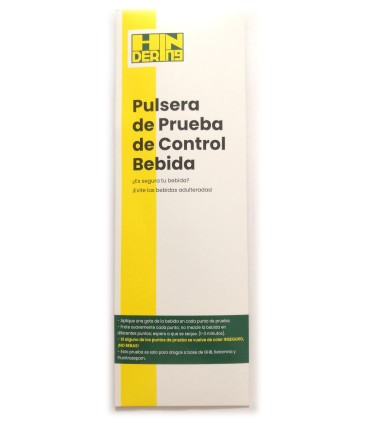 PULSERA DETECTORA DROGAS 10 UNID