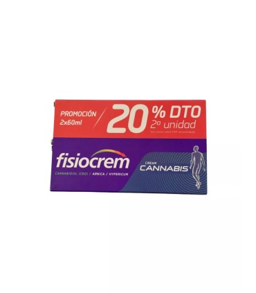 FISIOCREM CANNABIS DUPLO 2X60ML 30% 2ª UNID