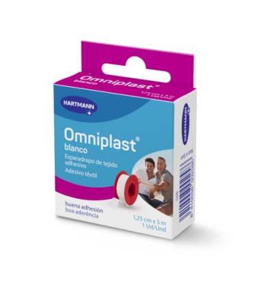 ESPARADRAPO OMNIPLAST BLANCO 5 M X 1,25 CM