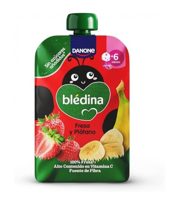 BLEDINA POUCH FRESA Y PLATANO 1 POUCH 100 G