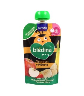 BLEDINA POUCH MANZANA Y PLATANO 1 POUCH 100 G
