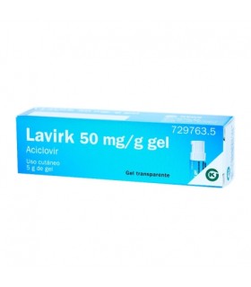 LAVIRK 50 MG/G GEL CUTANEO 1 TUBO 5 G + BOMBA DOSIFICADORA