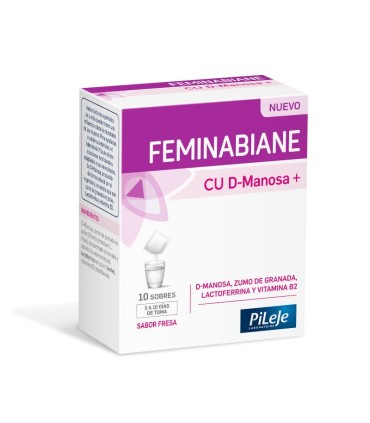PILEJE FEMINABIANE CU D-MANOSA + 10 SOBRES FRESA