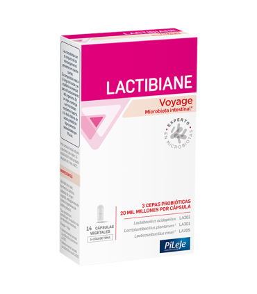 PILEJE LACTIBIANE VOYAGE 14 CAPS