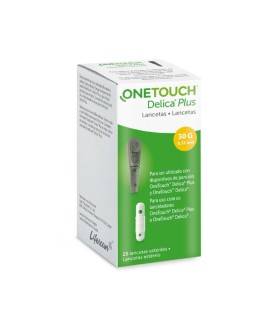 ONETOUCH DELICA PLUS LANCETAS 25 LANCETAS